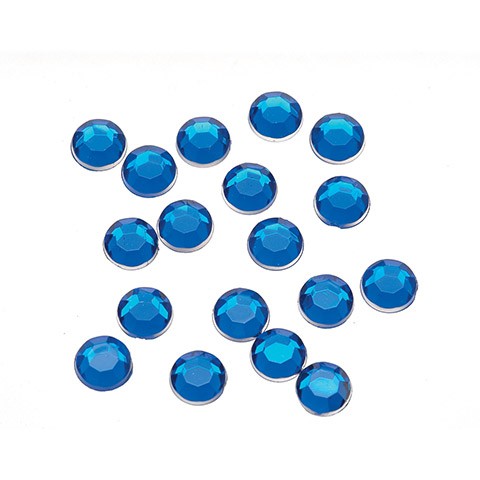 Rhinestones Blue 7mm 130/pk