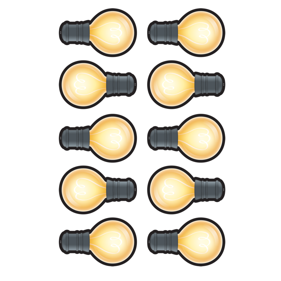 White Light Bulbs Accents 6" 30/pk
