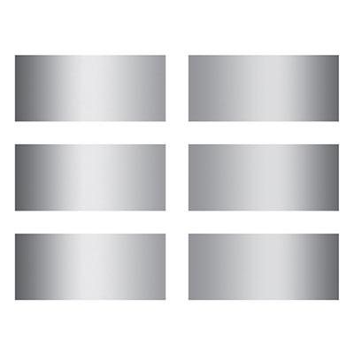Rectangles Scratch Off Stickers 2 1/2" x 1" 180/pk