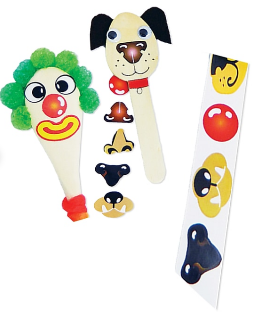 Creative Nose Stickers, 600 per roll- 3 rolls