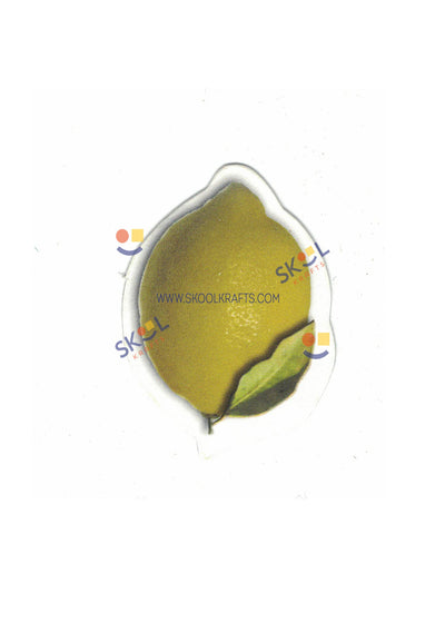 Lemon Cardstock Cutouts 1 1/4" x 1 3/4" 40/pk (Discontinued)