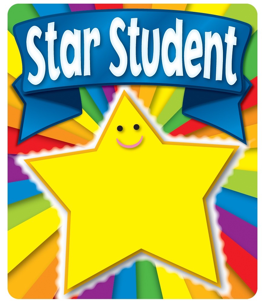 Star Student Motivational Stickers 2.75" x 3.25" (24/pk)