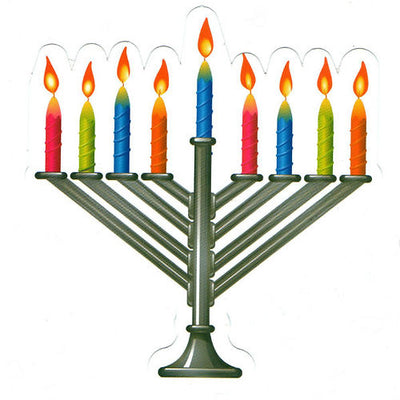 Small Menorah Cutout 2" 40/pk (Discontinued)