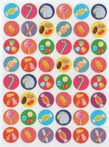 Stickers Candy Assortment 3/4" (10 Sheets)