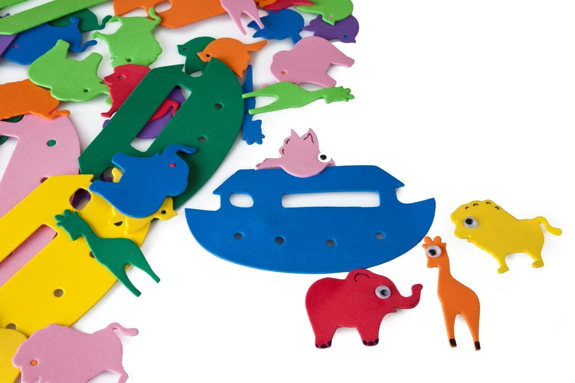 Noah's ark Foam Cutouts 50/pk 5"x 2 3/4" (Discontinued)