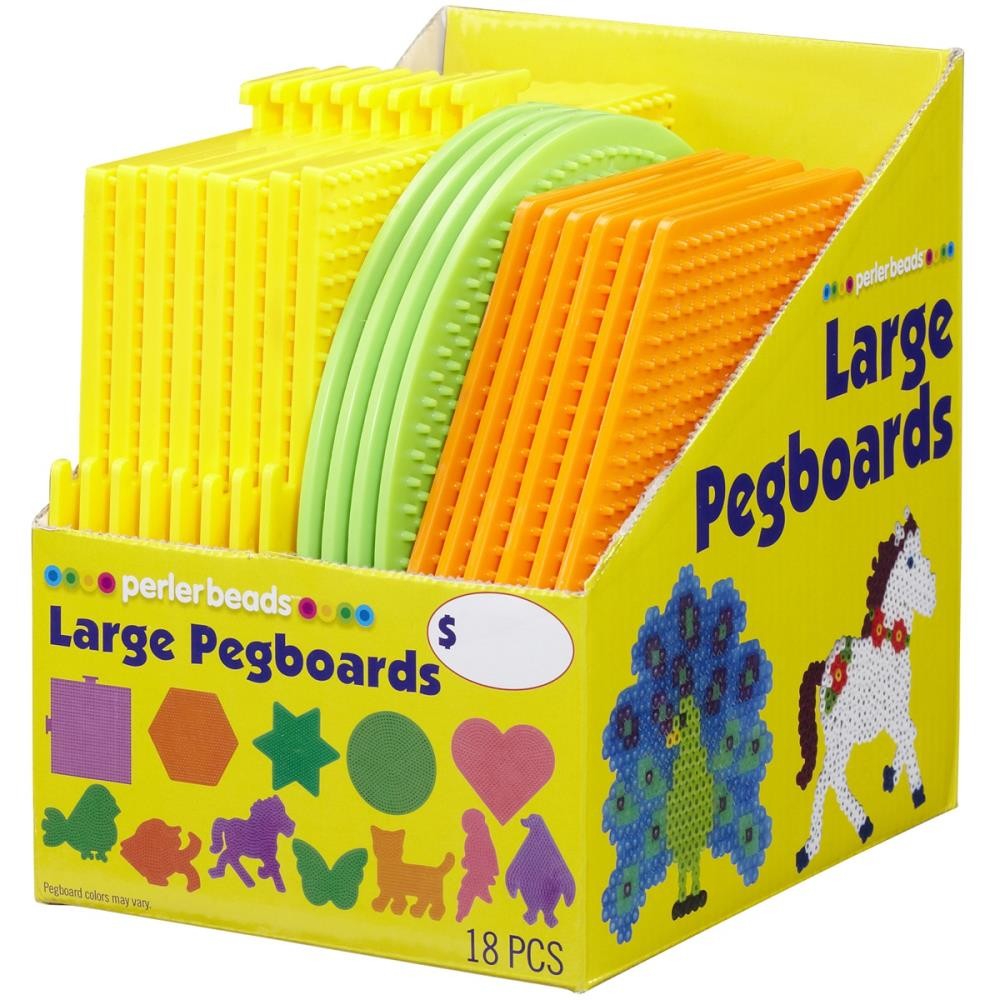 Large Basic Shapes Pegboard Assortment 6" 1pc