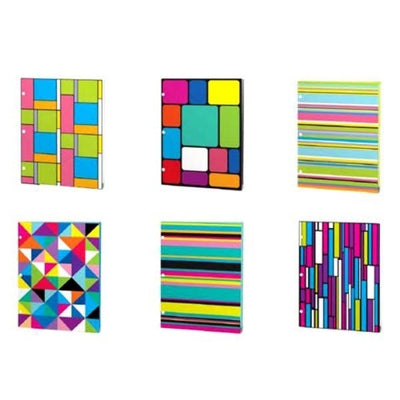 Glossy 2 Pocket Portfolio Assorted Colors