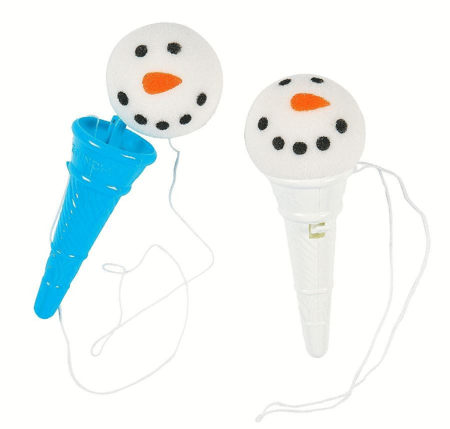 Snowman Cone Shooter 12/pk