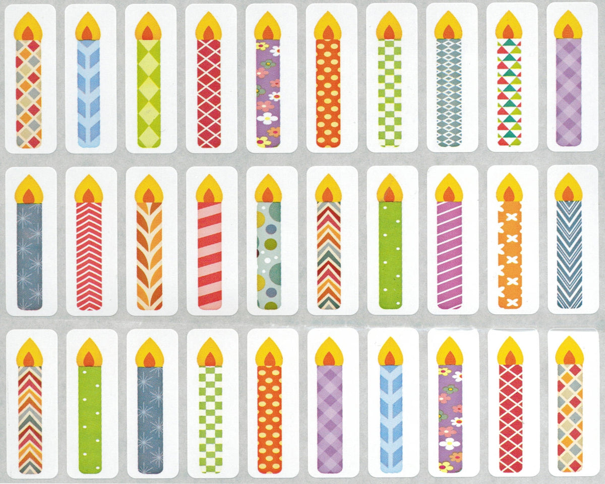 Candle Stickers 10/Sheets (closeout)
