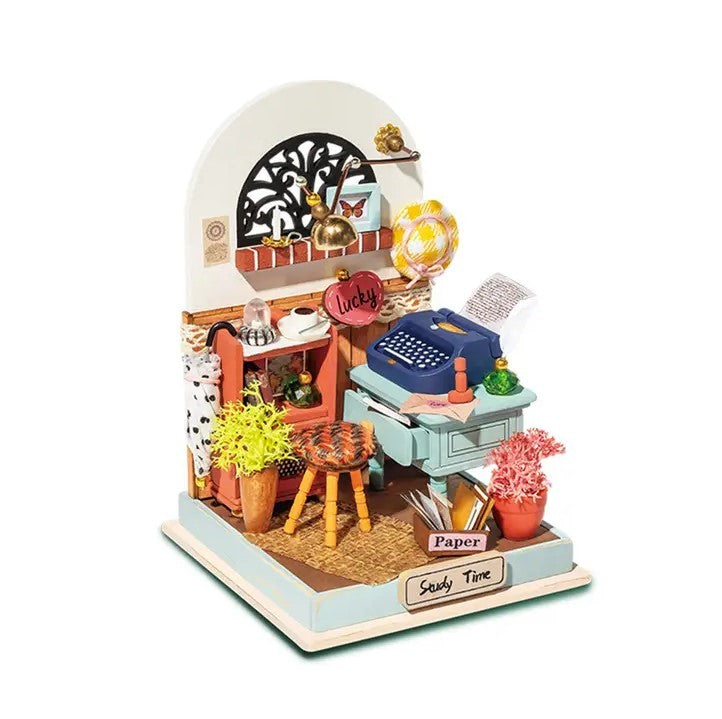 DIY Miniature House Kit Study Room