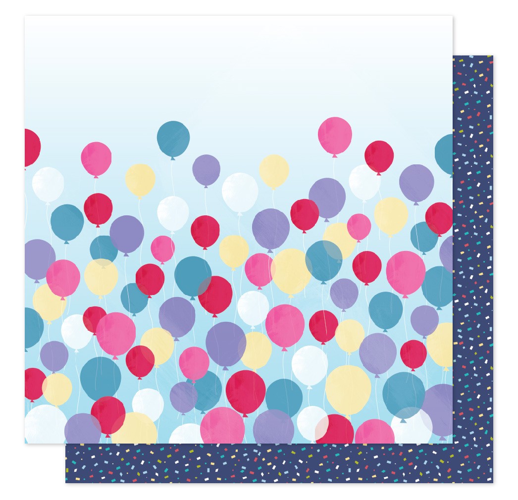 Patterned Paper - Sparkle City - 12 X 12 - Time To Party