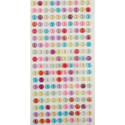 Adhesive Rhinestone Bubble Frame 8mm 240/pk