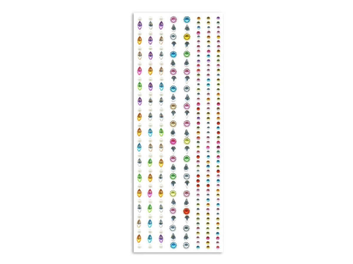 Adhesive Rhinestone Raining Gem (Closeout)