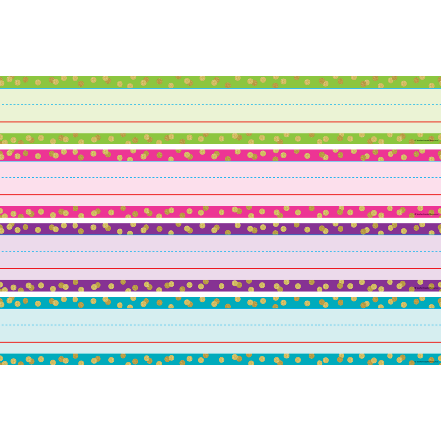 Confetti Sentence Strips 64/pk 3" x 20"