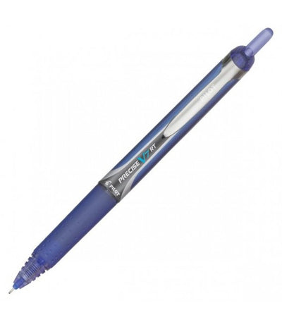 Precise V7 Retractable Fine Pen Blue 12/pk