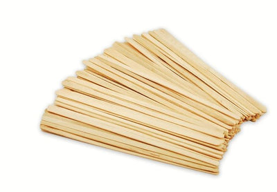 7.5"x0.25" Natural Craft Stir-Sticks 100/pk