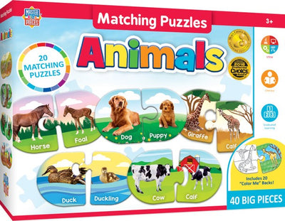Educational Animal Matching Puzzle