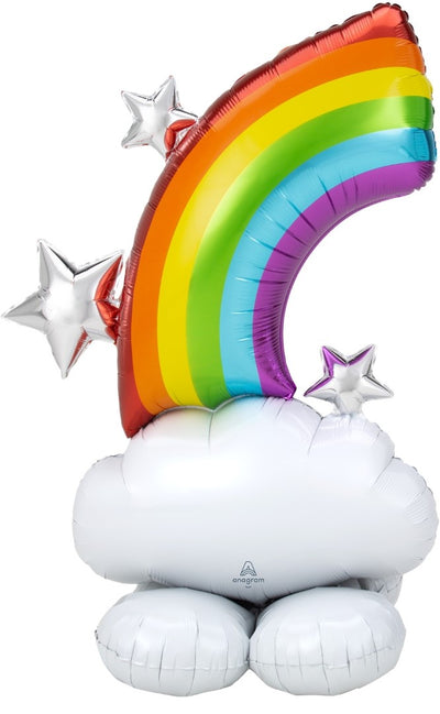 Rainbow Foil Balloons 52"