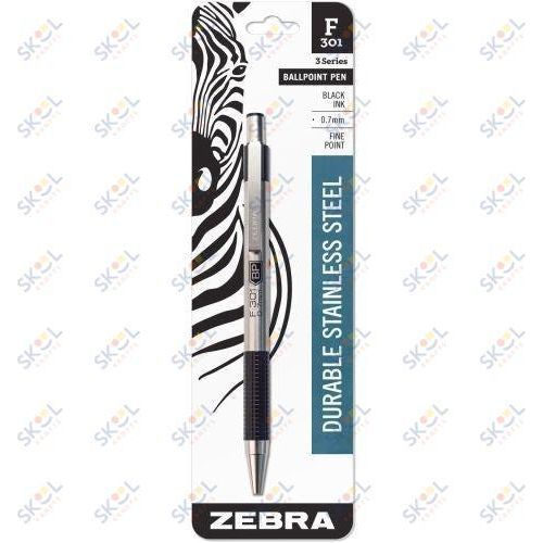 Pen Retractable Fine Point Black F-301