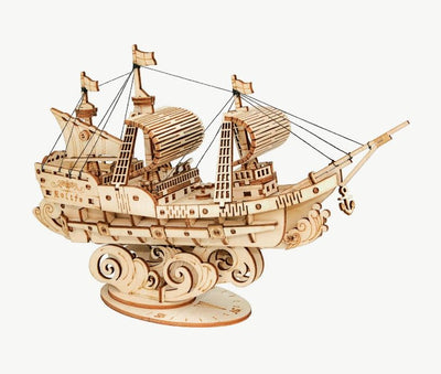 3D Wooden Puzzle Sailing Ship