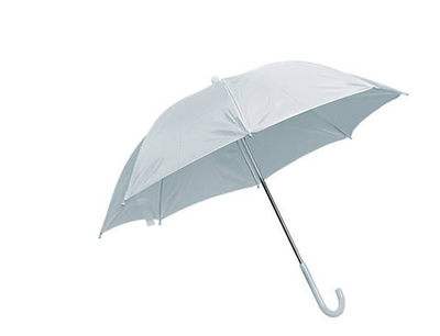 DIY Nylon White Umbrellas 6/pk