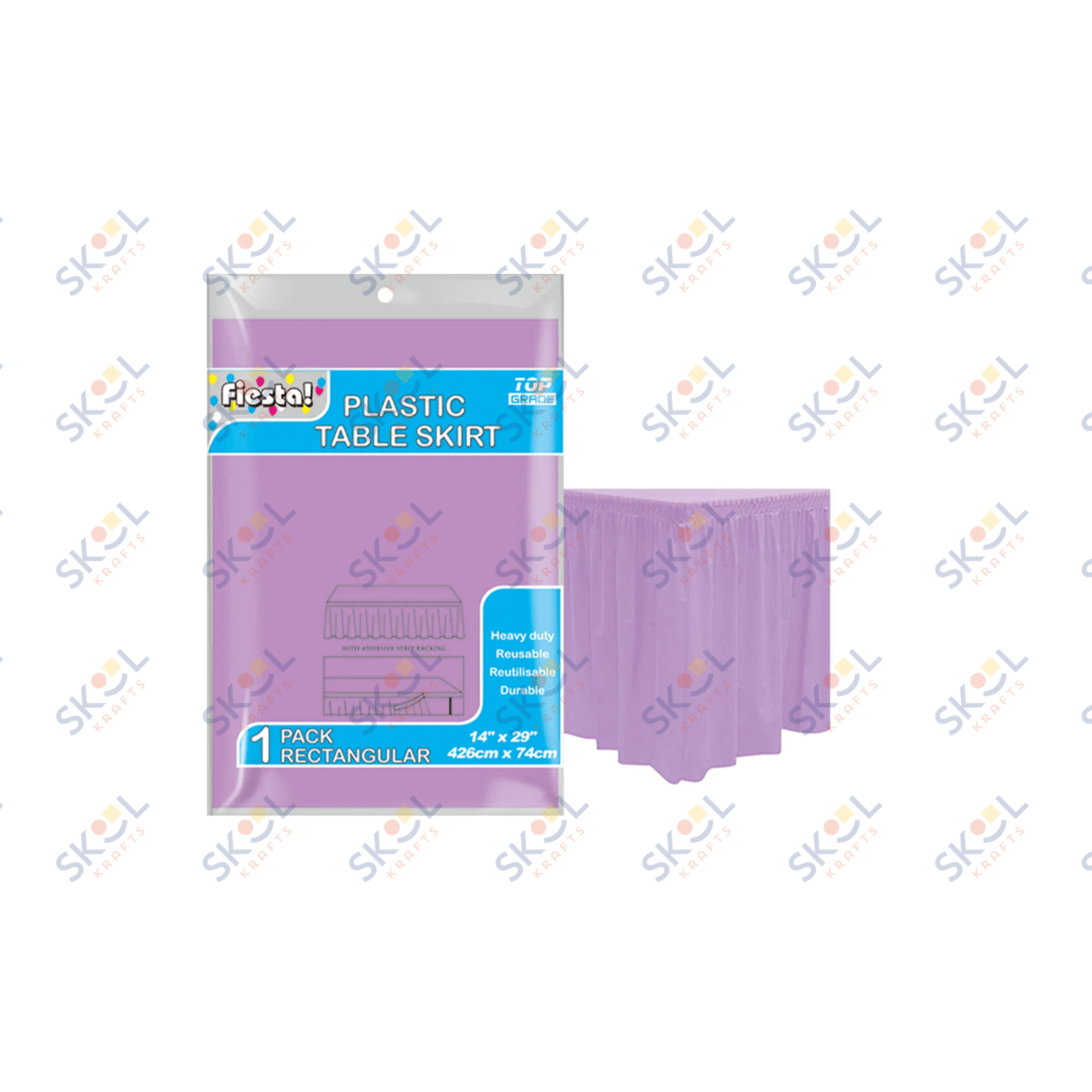 Table Skirt (Lavender)