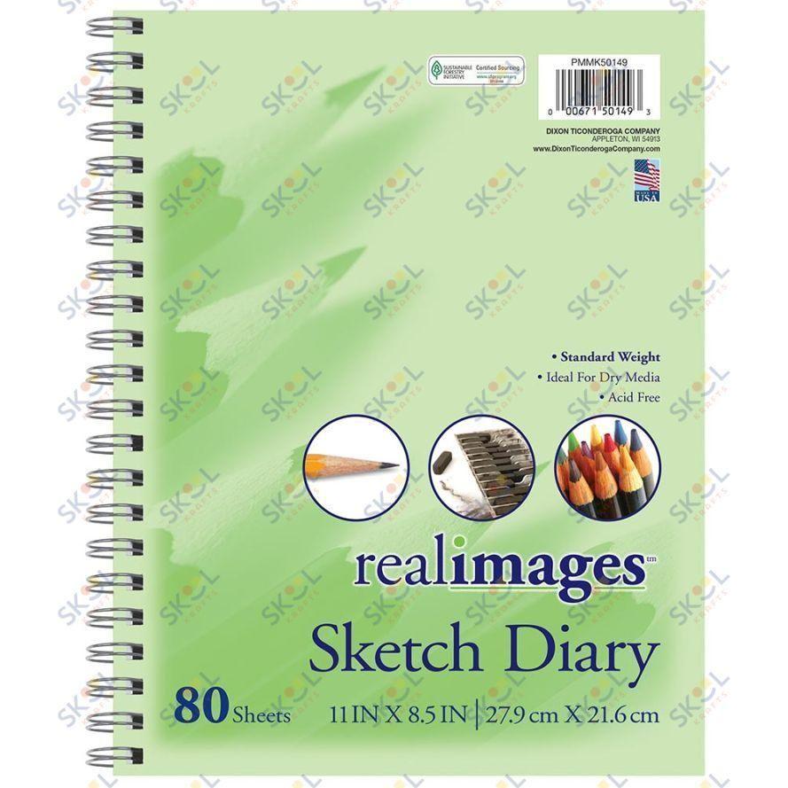 Spiral Sketch Book 8.5" x 11" 80 ct