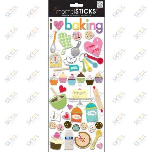 Chipboard Baking Stickers