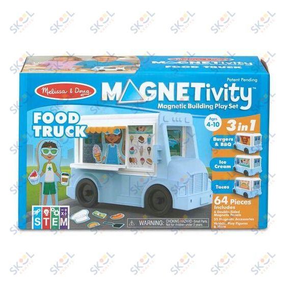 Magnetic Building Play Set - Food Truck