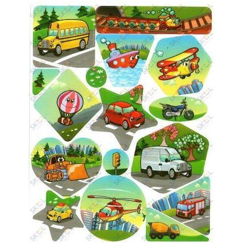 Transportation Stickers 10/sheets