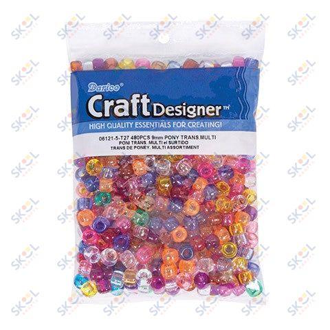 Pony Beads 6 x 9mm