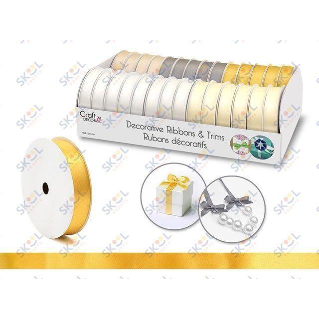 Satin Ribbons 5/8" x 4yd Rolls Assortment