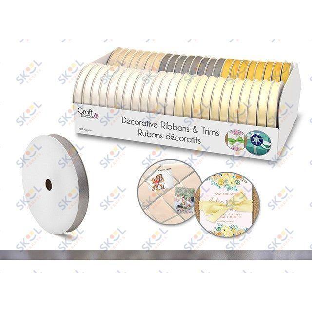 Satin Ribbons 3/8" x 5yd Rolls 1pc