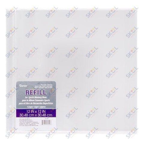 Scrapbook Pg. Protectors Refill 12x12" 5/pk.