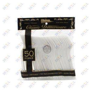 White forks 24 per case/50ct