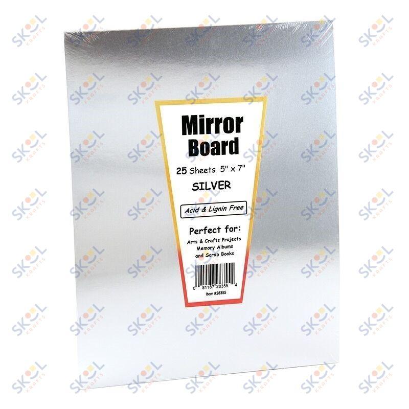 Mirror Board Sheets (Gold, 8.5 X 11, 25 Sheets)