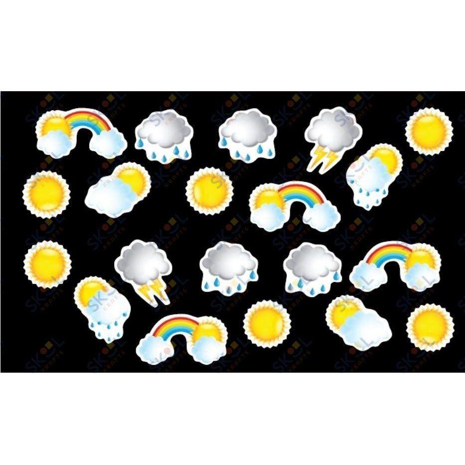 Weather Self-adhesive 3D Foam Shapes 72/pc