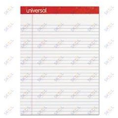 Perforated Writing Pads, Wide/Legal Rule, 8.5 x 11.75, White, 50 Sheet