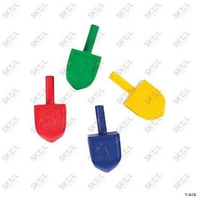 Dreidel crayon 4 colors 24pk