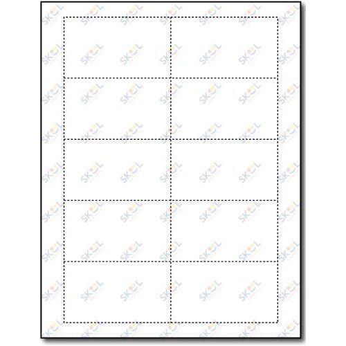 Perforated Cardstock Business Card