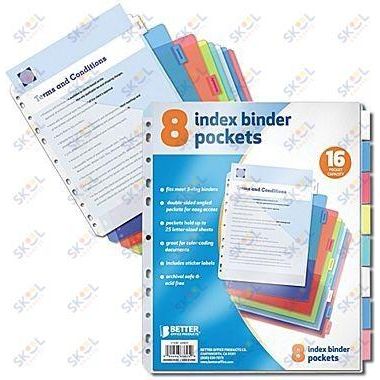 Pocket Subject Divider (8 Tabs)