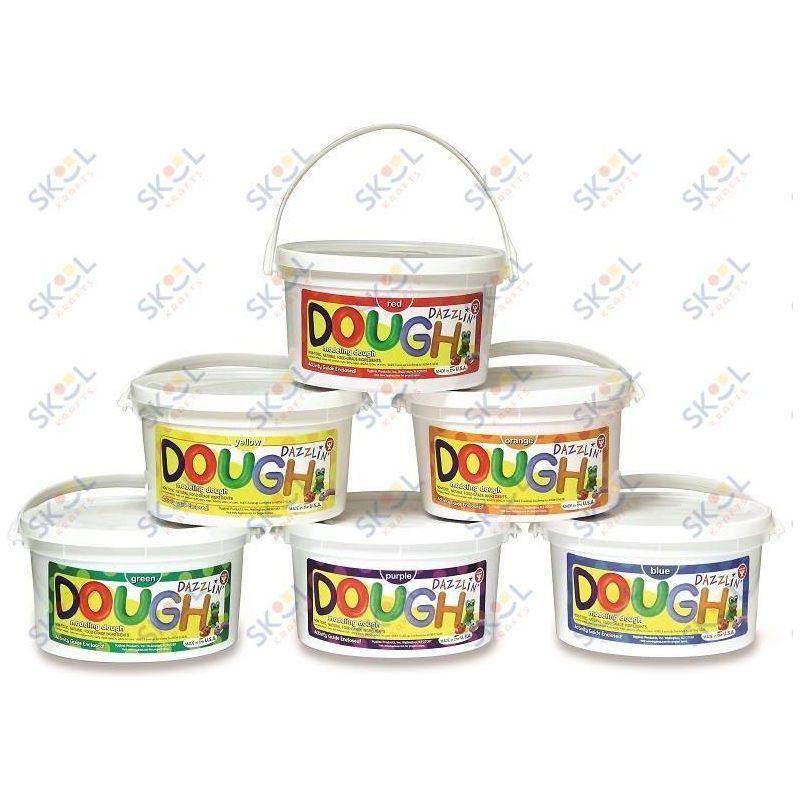 Dazzlin' Dough (Non-Scented, 6 Colors, 1 Lb.)