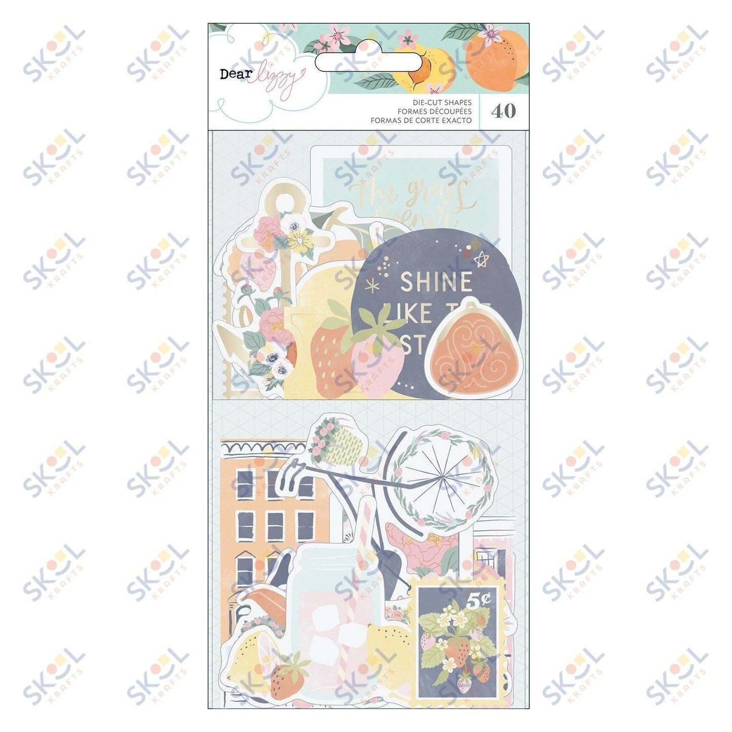 Embellishment - It's All Good - Ephemera - Gold Foil (40 Piece)