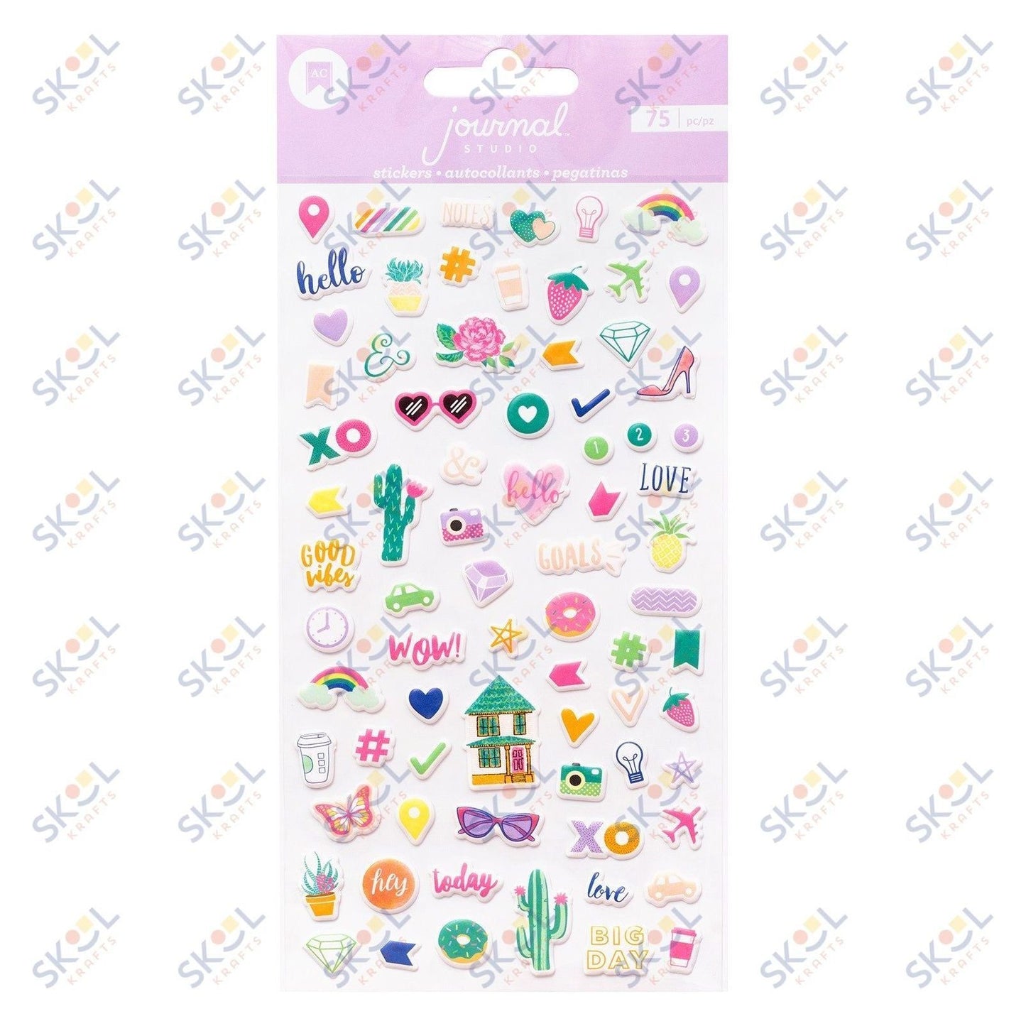 Stickers - Journal Studio- Mini Puffy - Good Vibes