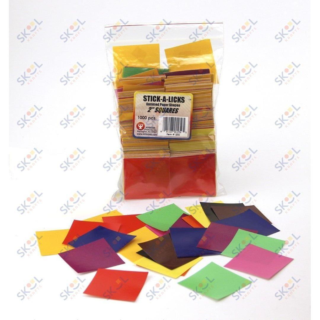 Stick-A-Licks Squares (1", 2400/pk)