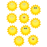Happy Sun Accents 6" 30/pk