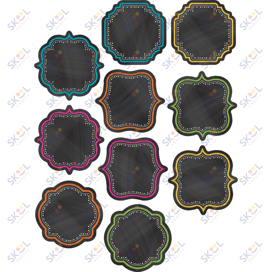 Chalkboard Brights Accents 6" 30/pk