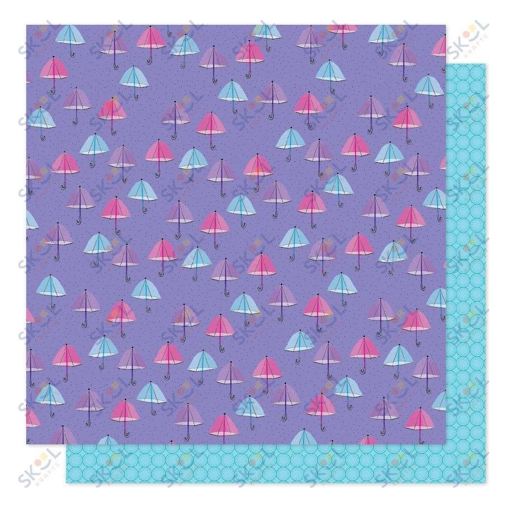 Patterned Paper - Sparkle City - 12 X 12 - Rainy Day