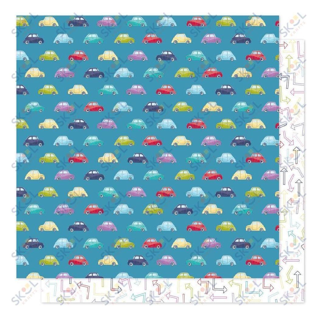 Patterned Paper - Sparkle City- 12 X 12 - Traffic Jam