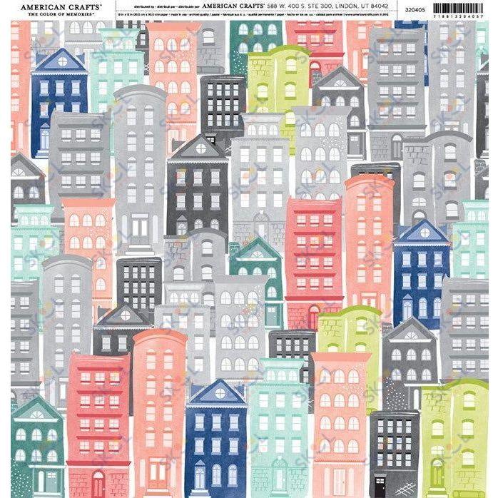 Open Stock- 12 X 12 - Patterned Paper - Single Sided - Seventh Avenue